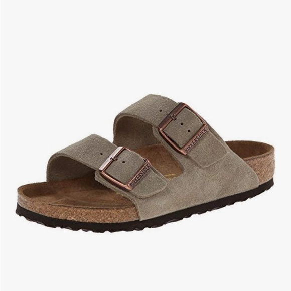 Birkenstock Arizona Taupe Suede Sandals EU 39 - Picture 5 of 5